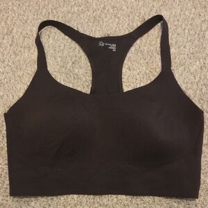 Offline By Aerie Brown Racerback Seamless Support Sports Bra Size Large